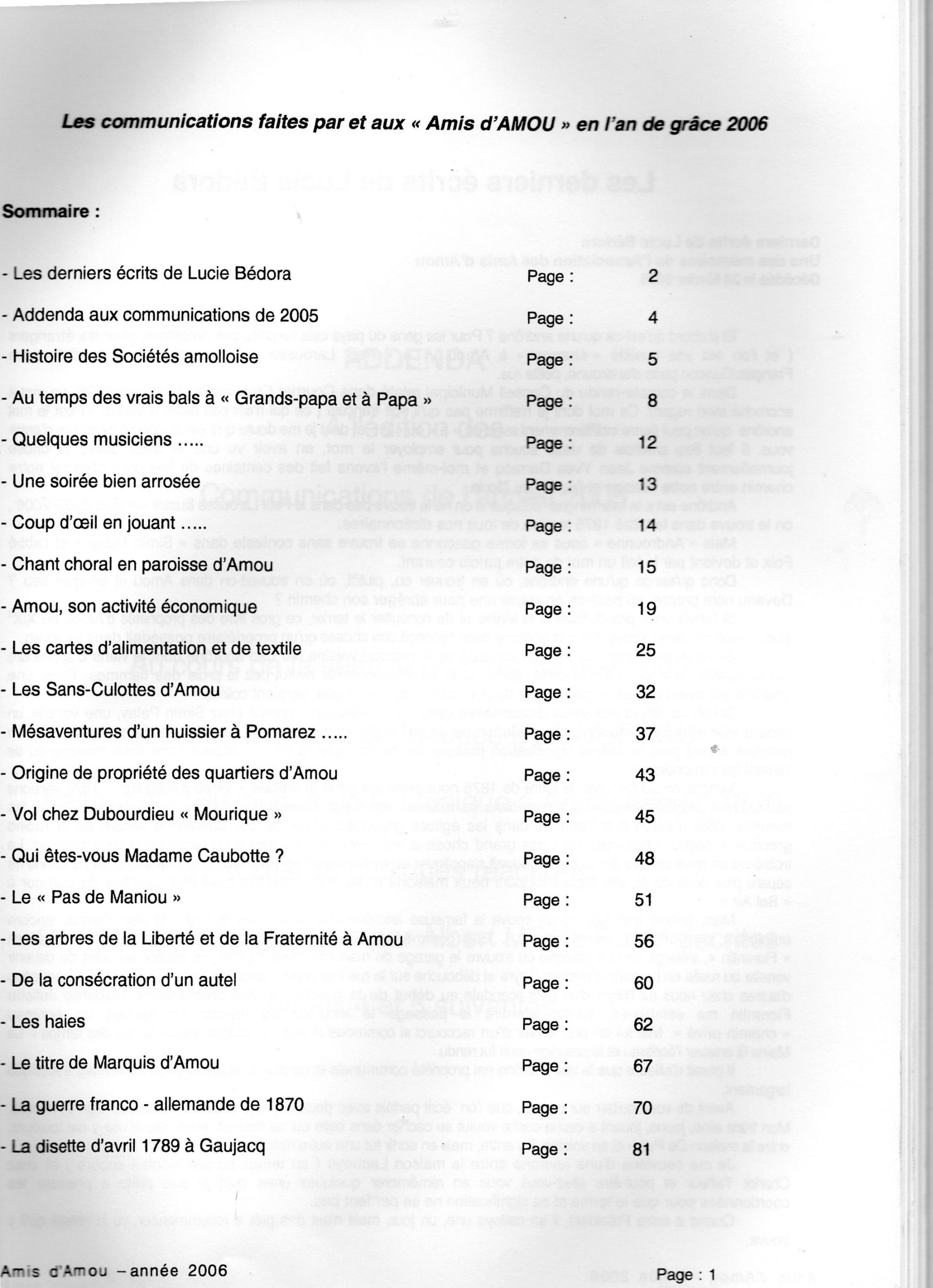 Recueil de l'année 2005