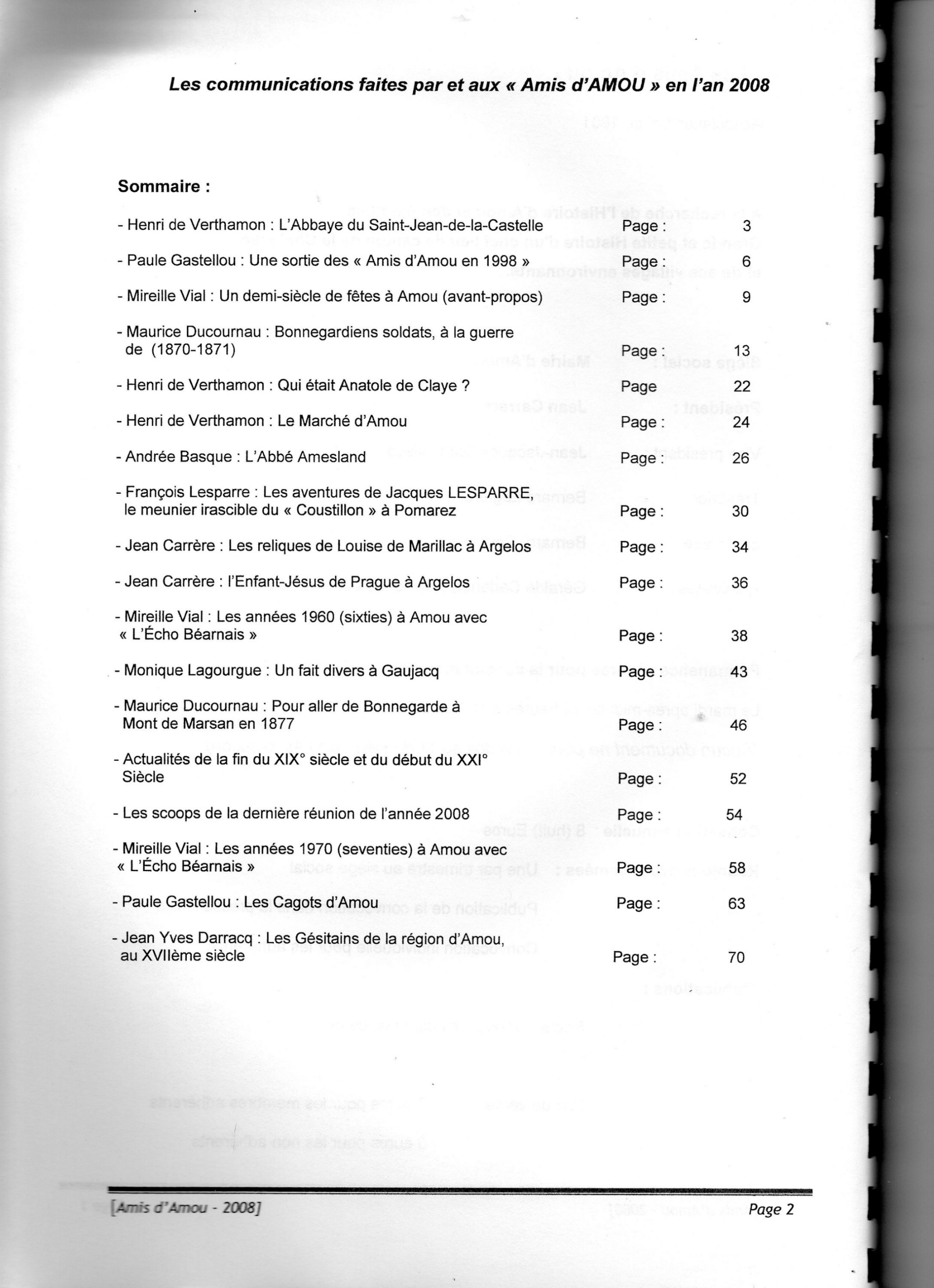 Recueil de l'année 2