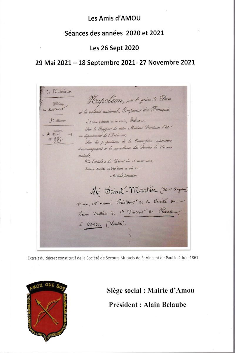 Recueil de l'année 2021